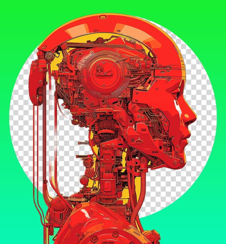 PSD futuristik tanpa robot orang