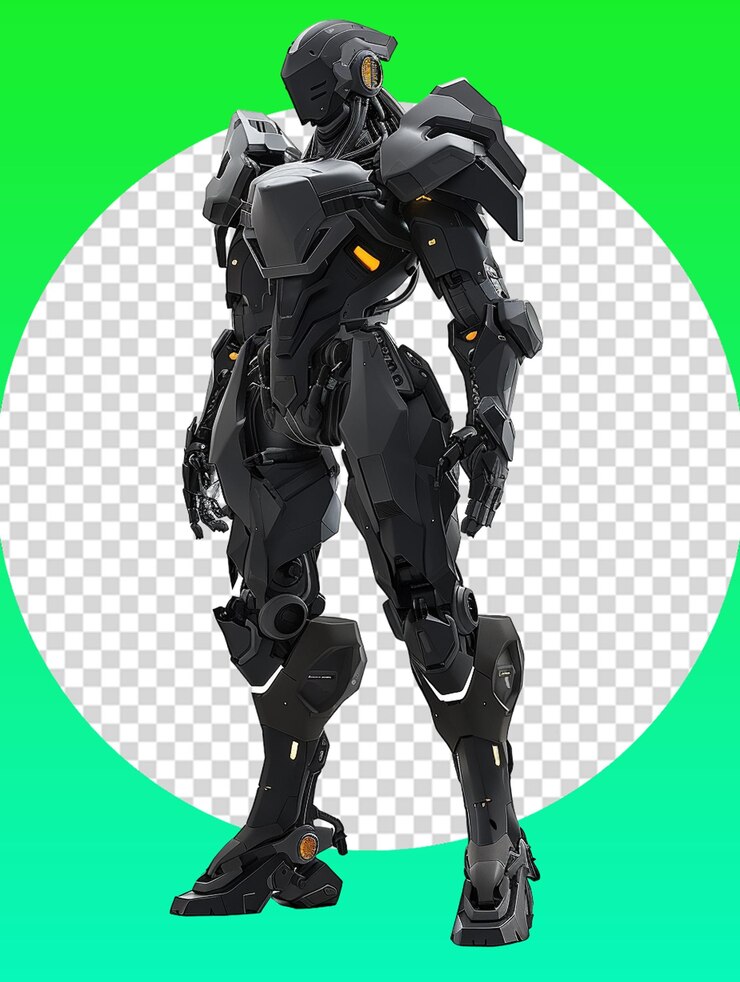 PSD futuristik tanpa robot orang