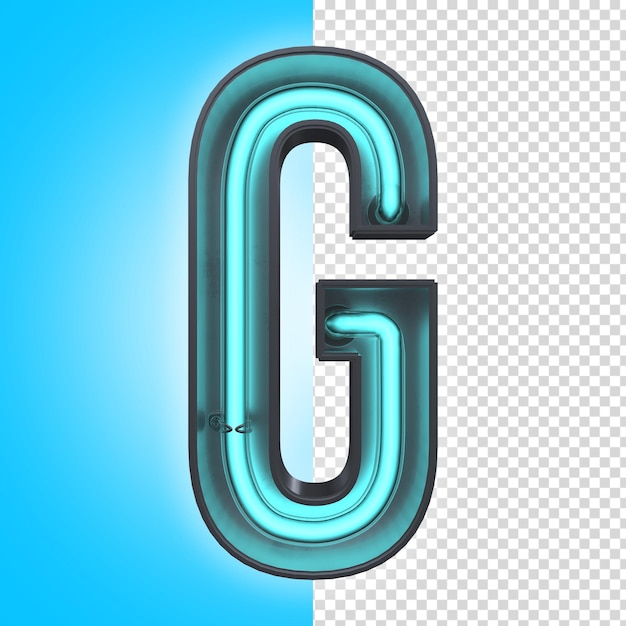 PSD g neon 3d