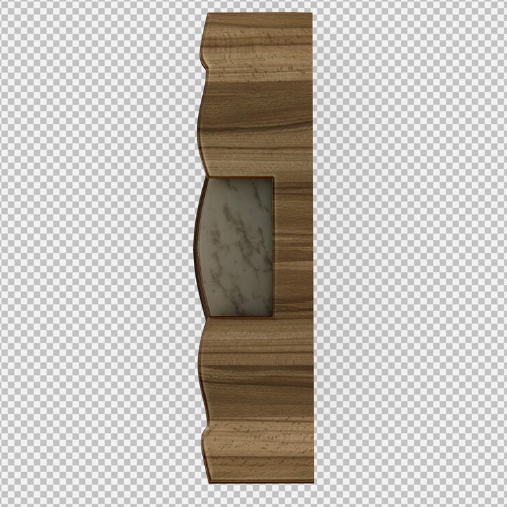 PSD gabinete isométrico render 3d