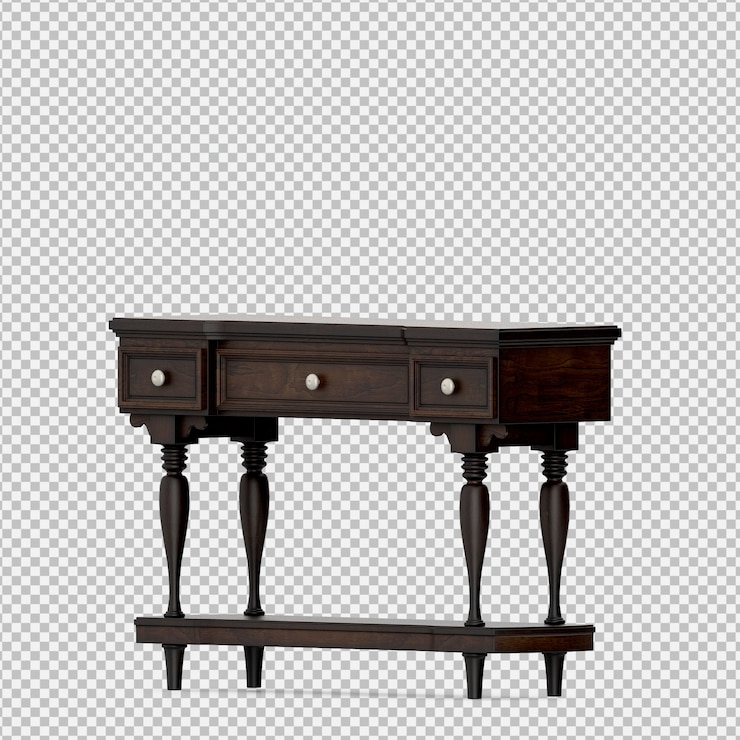 PSD gabinete isométrico render 3d