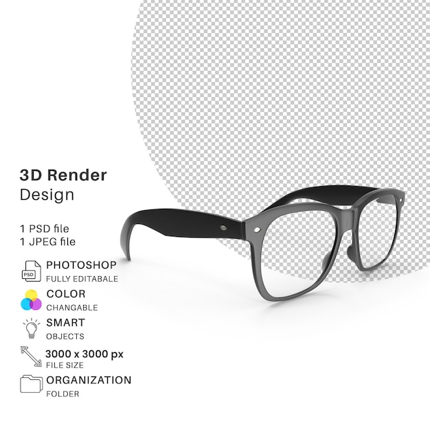 PSD gafas 3d