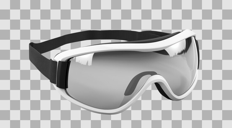 PSD gafas de esquí de snowboard de png creadas sobre la base de la tecnología de ia generativa