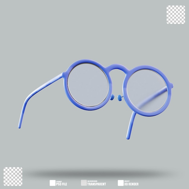 Gafas de ilustración tridimensionales 2