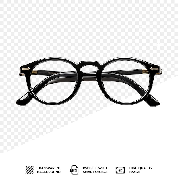 PSD gafas psd aisladas sobre un fondo transparente