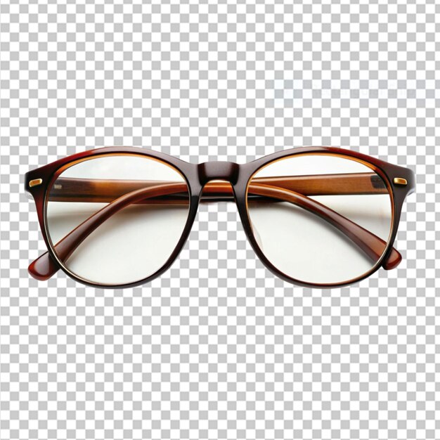 PSD gafas sobre un fondo transparente