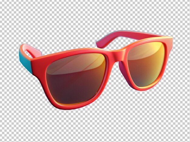 PSD las gafas de sol 3d icono de ilustración