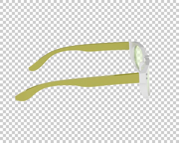 Gafas de sol aisladas en el fondo Ilustración de renderización 3D