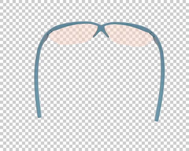 Gafas de sol aisladas en el fondo Ilustración de renderización 3D