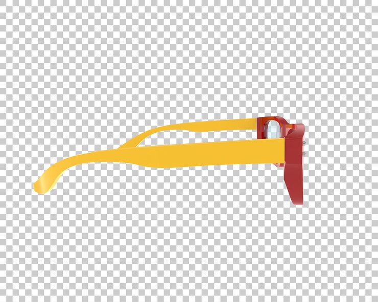 PSD gafas de sol aisladas en el fondo ilustración de renderización 3d