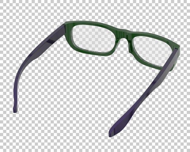 Gafas de sol aisladas en el fondo Ilustración de renderización 3D