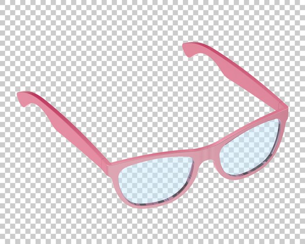 Gafas de sol aisladas en el fondo Ilustración de renderización 3D