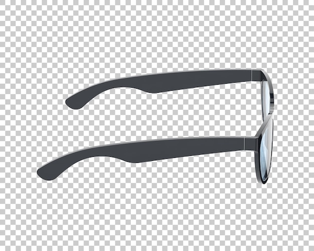 Gafas de sol aisladas en el fondo Ilustración de renderización 3D