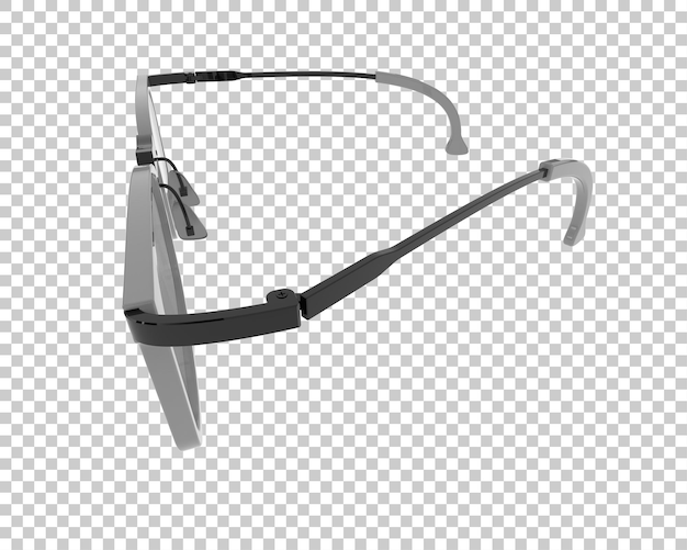 PSD gafas de sol aisladas en el fondo ilustración de renderización 3d