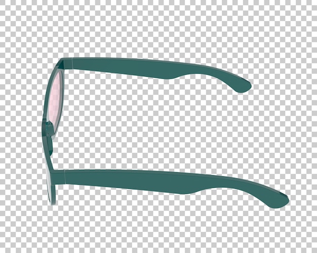 Gafas de sol aisladas en el fondo Ilustración de renderización 3D