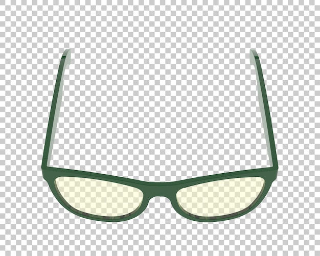 Gafas de sol aisladas en el fondo Ilustración de renderización 3D