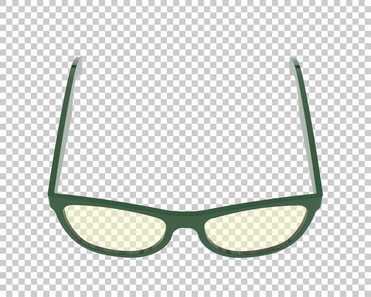 PSD gafas de sol aisladas en el fondo ilustración de renderización 3d