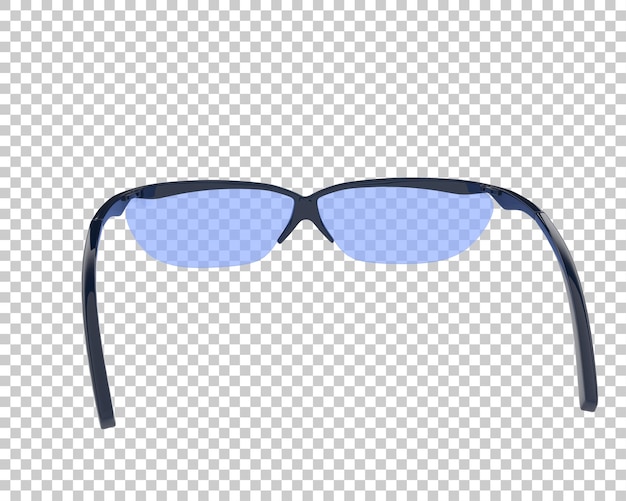 Gafas de sol aisladas en el fondo Ilustración de renderización 3D