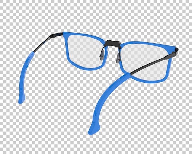 Gafas de sol aisladas en el fondo Ilustración de renderización 3D