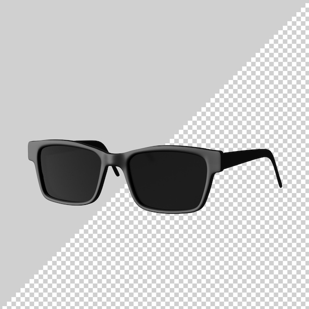 PSD gafas de sol aislado render 3d