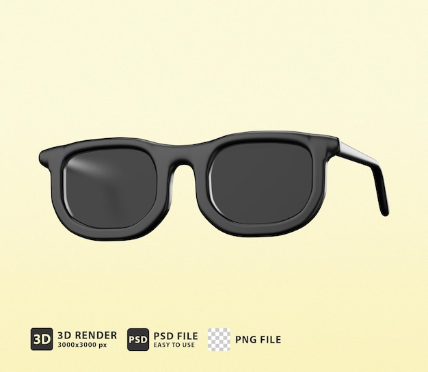 gafas de sol icono 3d