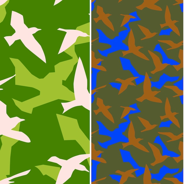 Gaivota com silhueta em forma de pássaro Desenho minimalista geométrico Desenhos vetoriais de padrões naturais