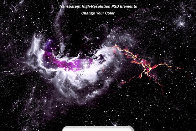 Galaxie Et Nébuleuse Arrière-plan Spatial Abstrait