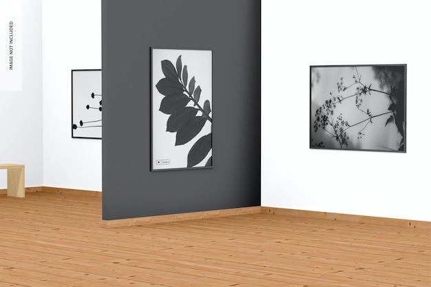 Galeria Frame Mockup, Perspectiva