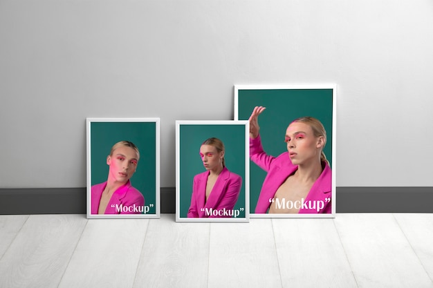 Galerierahmen Mockup-Design