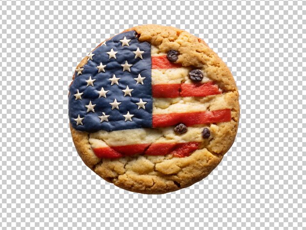 galleta con la bandera de los Estados Unidos