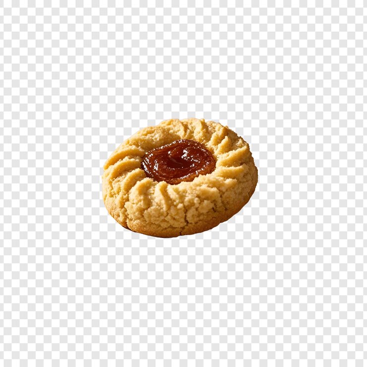 PSD una galleta con un bocado sacado de ella
