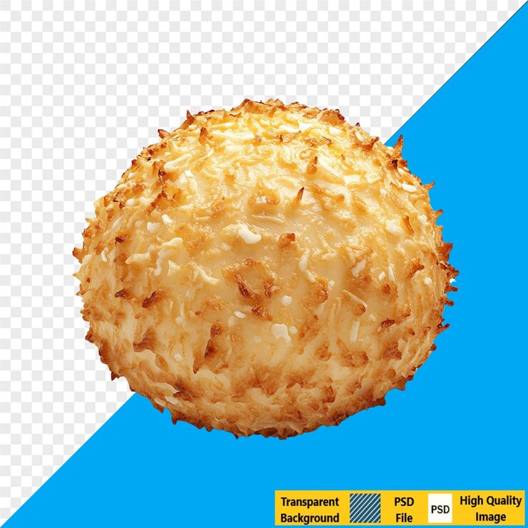PSD galleta de coco tostada