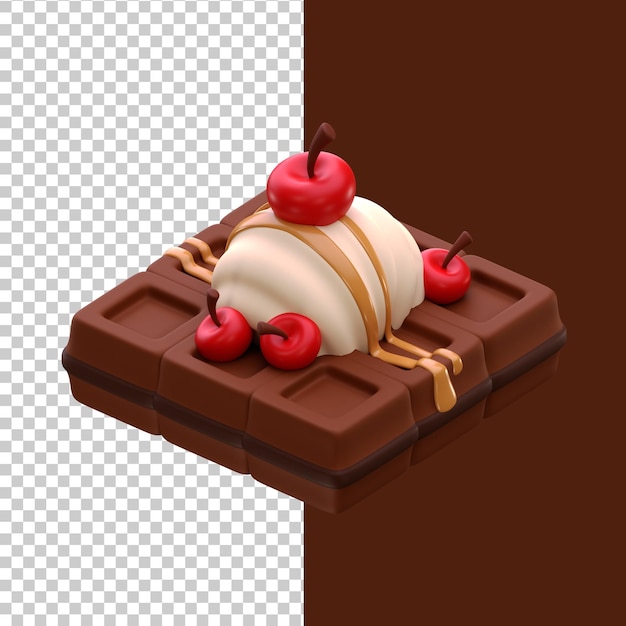 PSD galleta de icono 3d