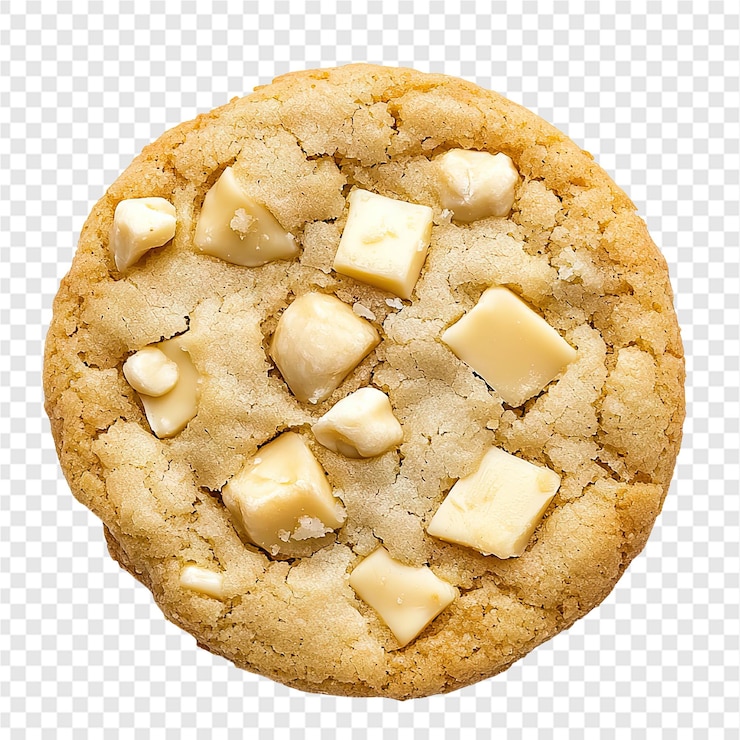 PSD galleta de nuez de macadamia de chocolate blanco