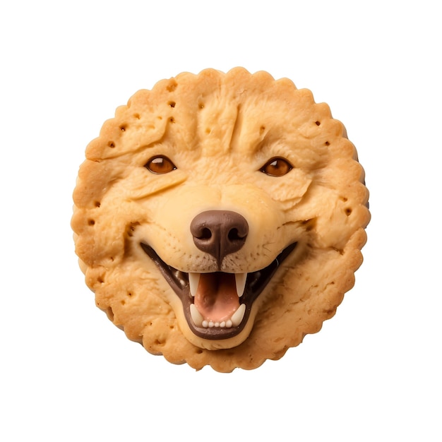 PSD galletas 3d aisladas sobre fondo blanco