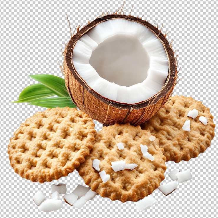PSD galletas de avena frescas y sabrosas