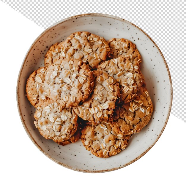 PSD galletas de avena en png