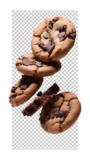 Las galletas de chocolate dobles