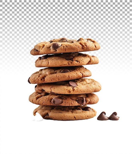 Galletas de chocolate de dulzura de corte claro png