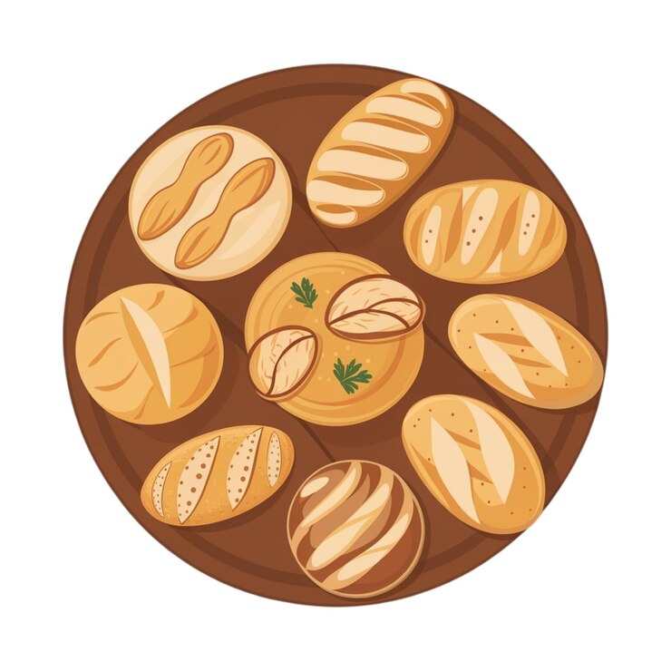PSD galletas de forma redonda