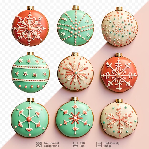 PSD galletas para navidad