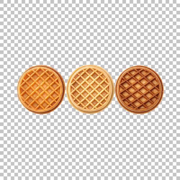 Galletas de waffle crujientes