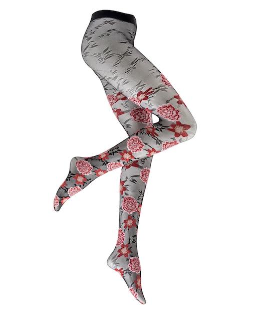 Gambe con calzini con disegni colorati