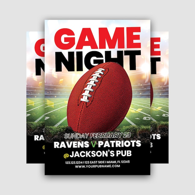 Game Night Football Event al Jacksons Pub - Ravens contro i Patriots