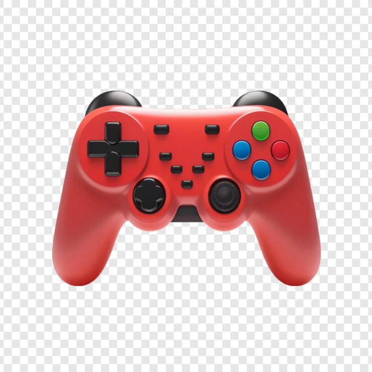 PSD el gamepad aislado sobre un fondo transparente