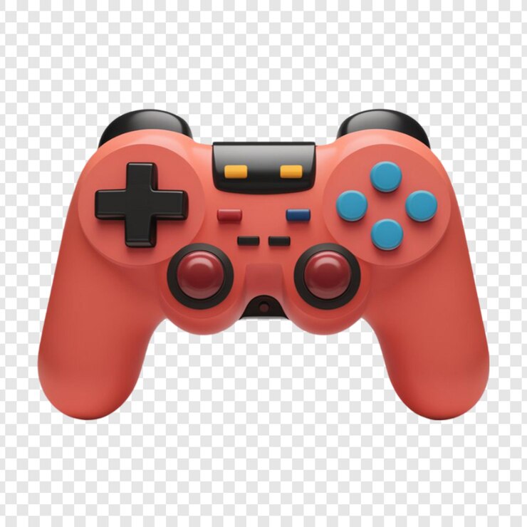 PSD el gamepad aislado sobre un fondo transparente