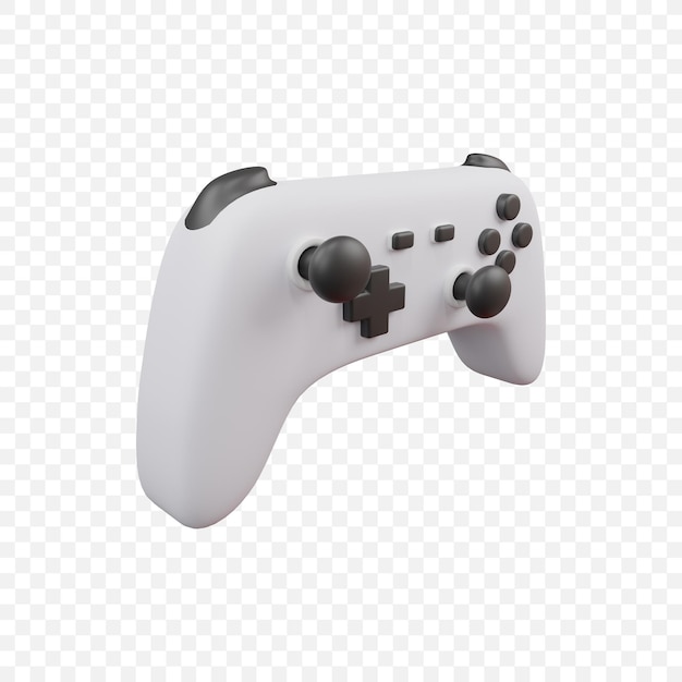 Gamepad controlador de jogo ícone isolado 3d render ilustração