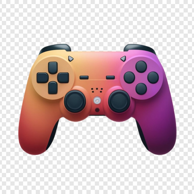 PSD gamepad isolato su sfondo trasparente