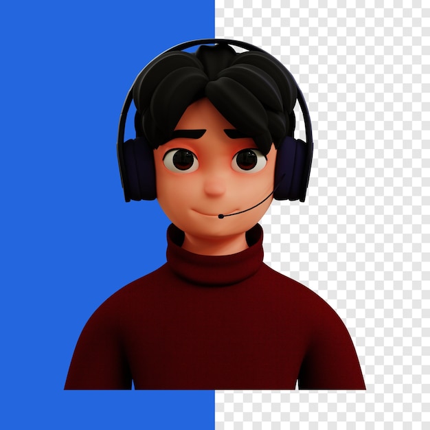 Gamer 3D-Avatar