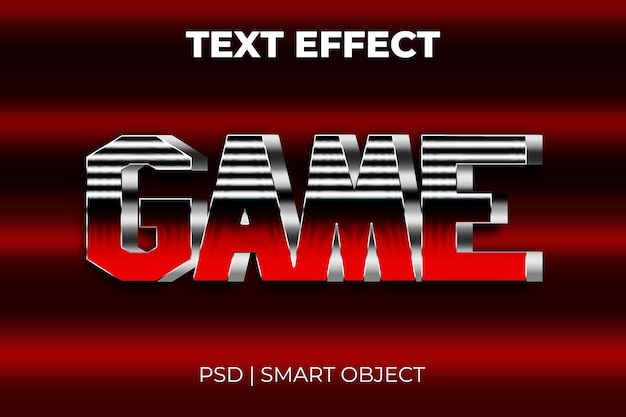 Gamer 3d-texteffekt